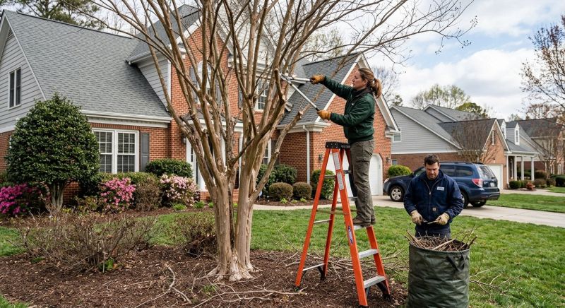 Azalea Pruning in Aiken, SC